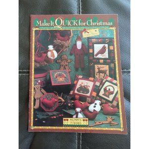 Debbie Mumm Make It Quick For Christmas Winter Quilt Pattern Book Mumms The Word